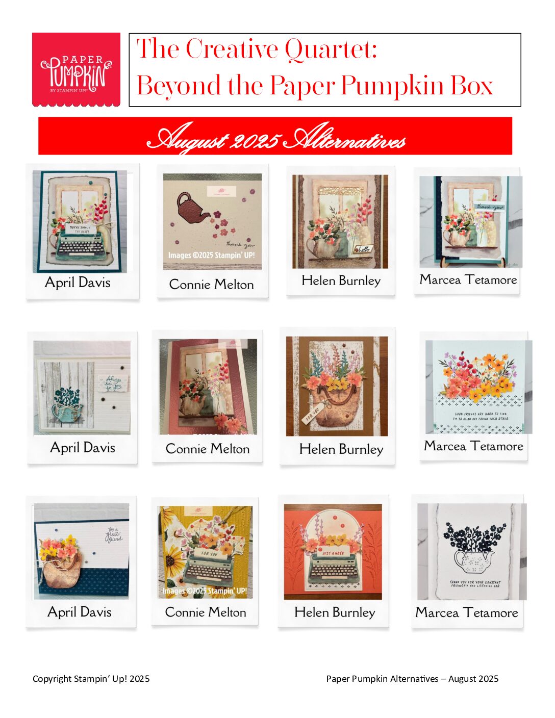 Paper Pumpkin Alternatives - August 2025