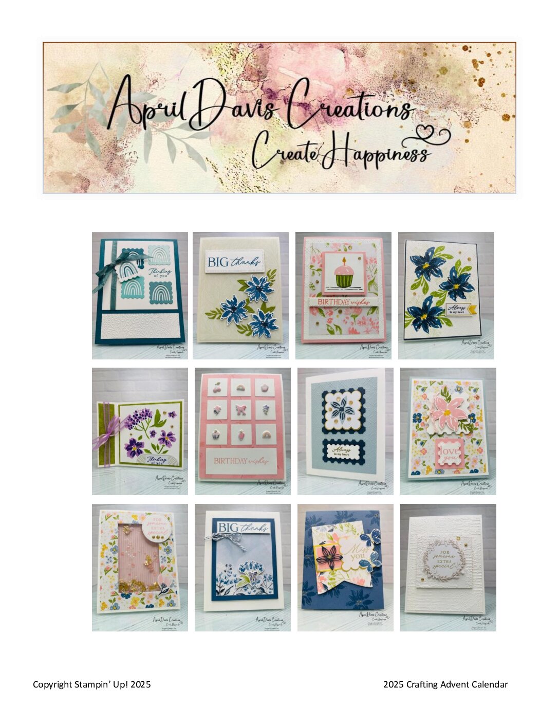 12 Days of Crafting Advent Calendar Projects